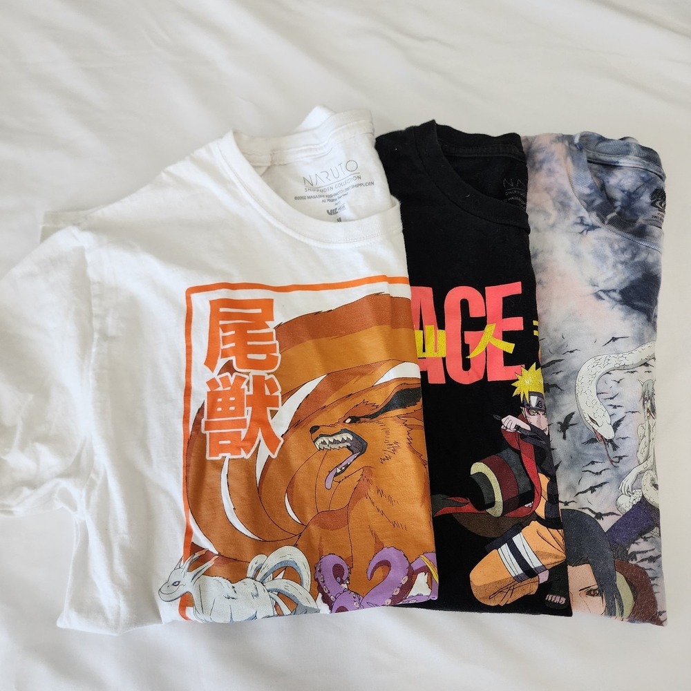 Lot Of 3 Naturo Graphic‎ Print T-shirts M